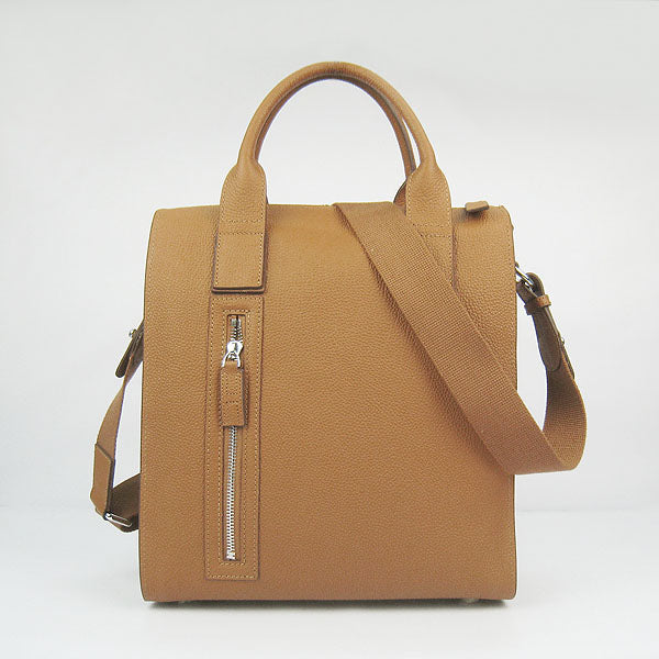 Luxury Hermes Toolbox 8076 Mens Coffee Bag