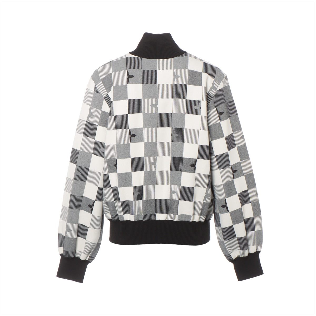 Louis Vuitton 23SS Lon x Nylon Jacket XL Grey x White Monogram Damier