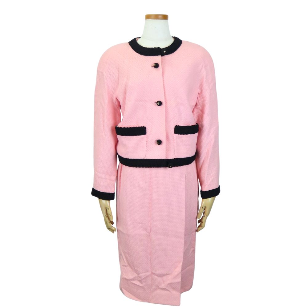 CHANEL setup Wool, Silk pink Women 36