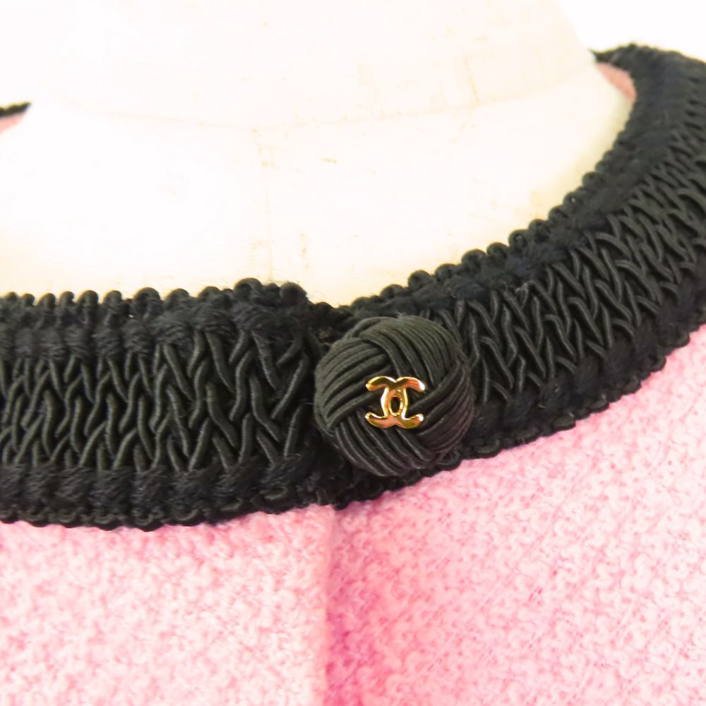CHANEL setup Wool, Silk pink Women 36