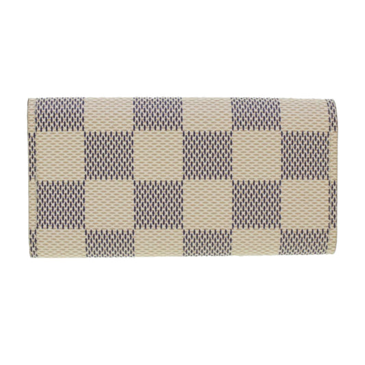 LOUIS VUITTON Damier Azur Multicles 4 Key Case N60020 LV Auth 41614