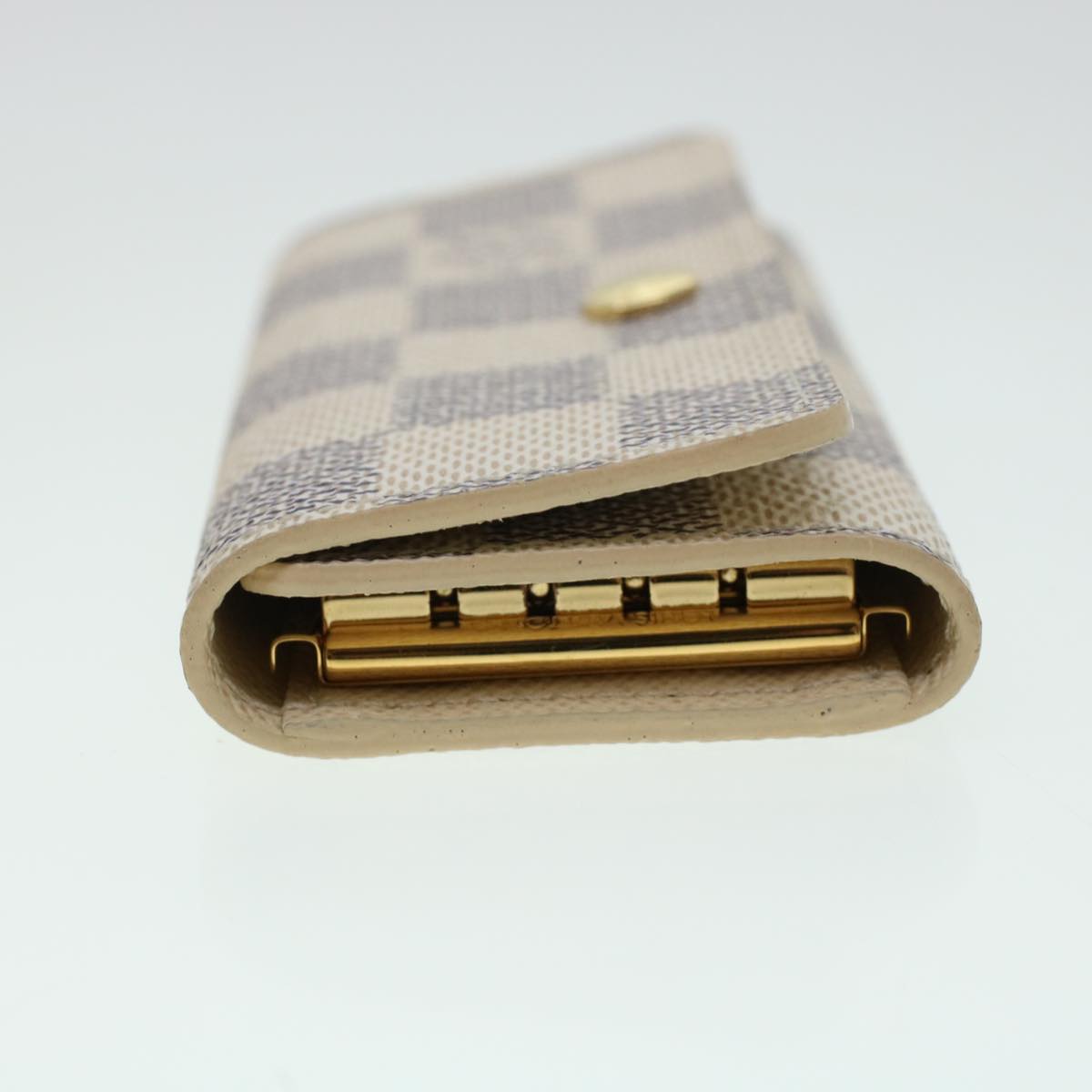 LOUIS VUITTON Damier Azur Multicles 4 Key Case N60020 LV Auth 41614