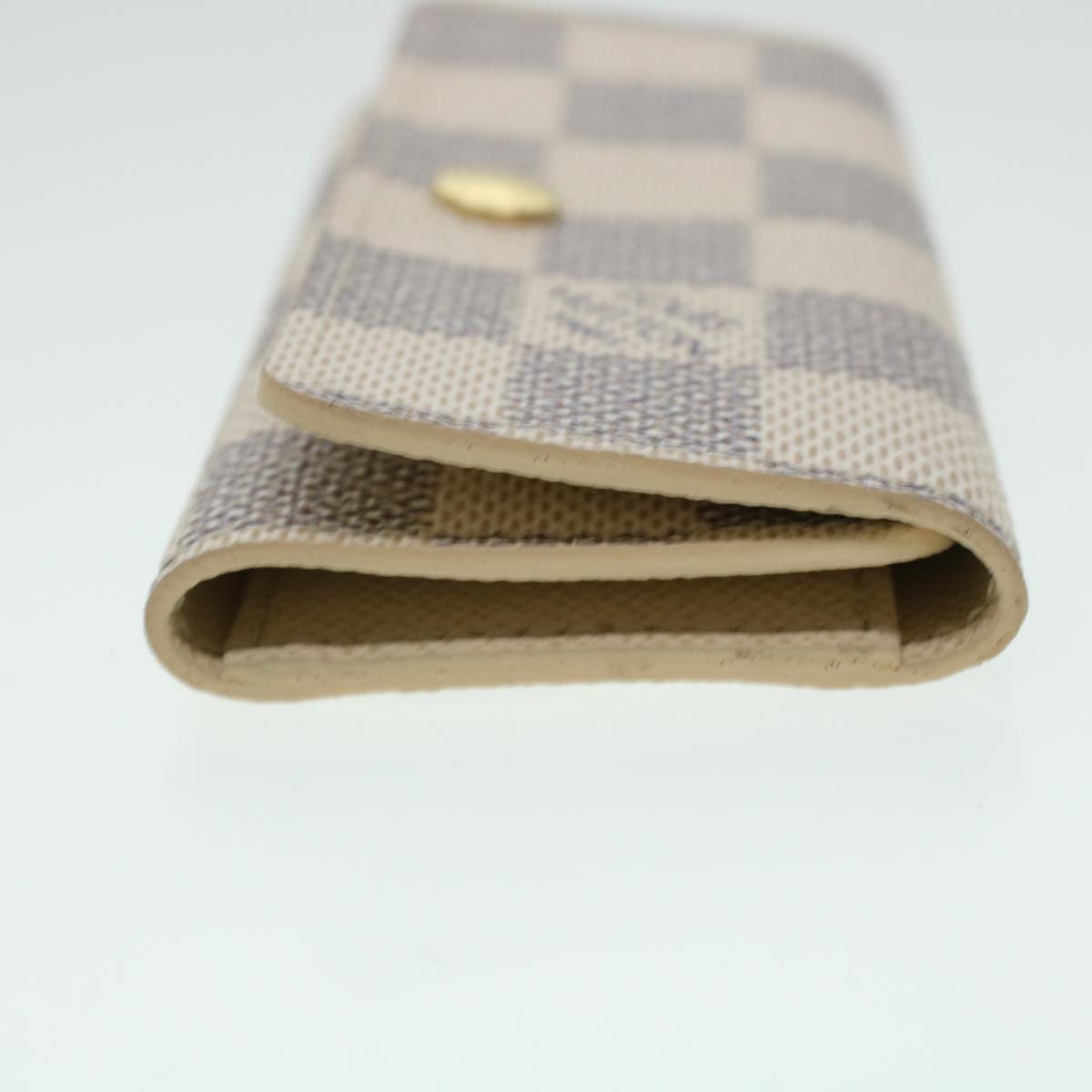 LOUIS VUITTON Damier Azur Multicles 4 Key Case N60020 LV Auth 41614
