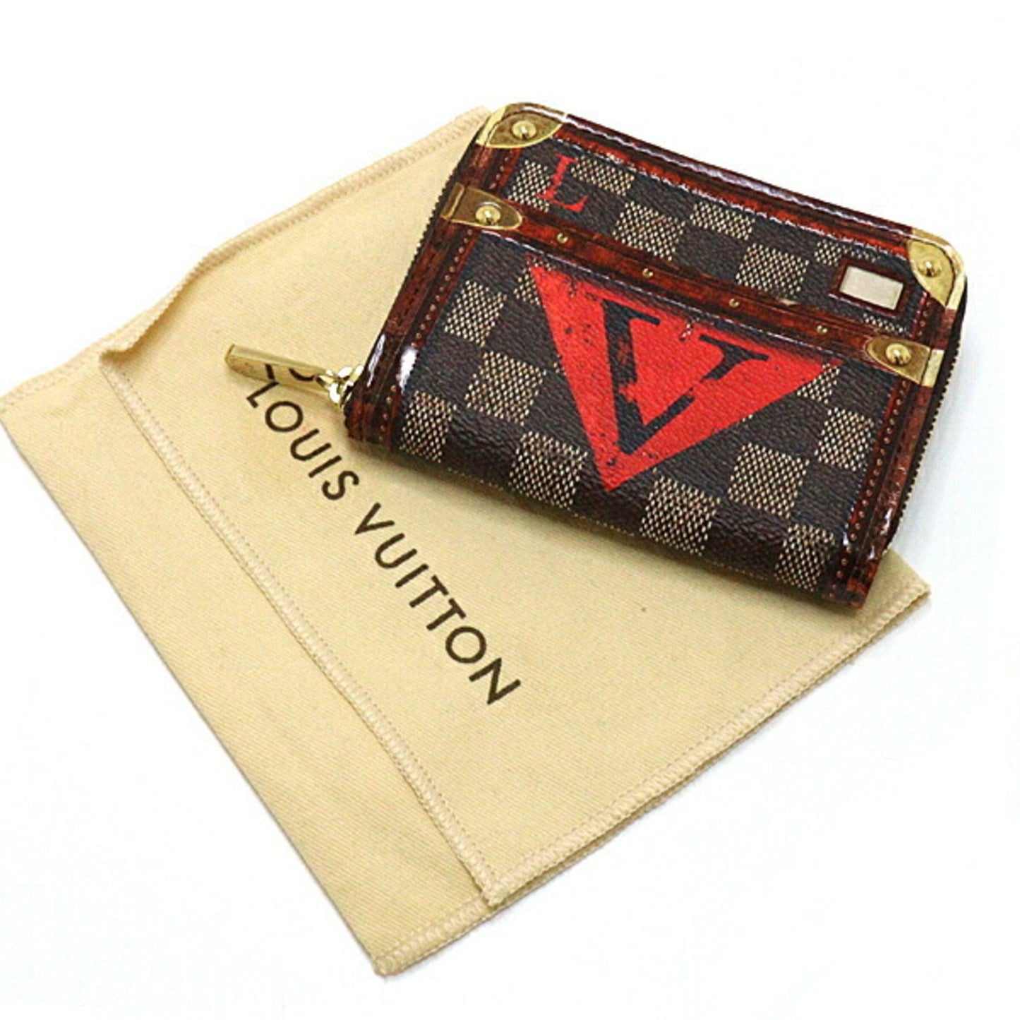 Louis Vuitton Damier  Damier Canvas  Color Damier Canvas Coin Purse/Coin Case