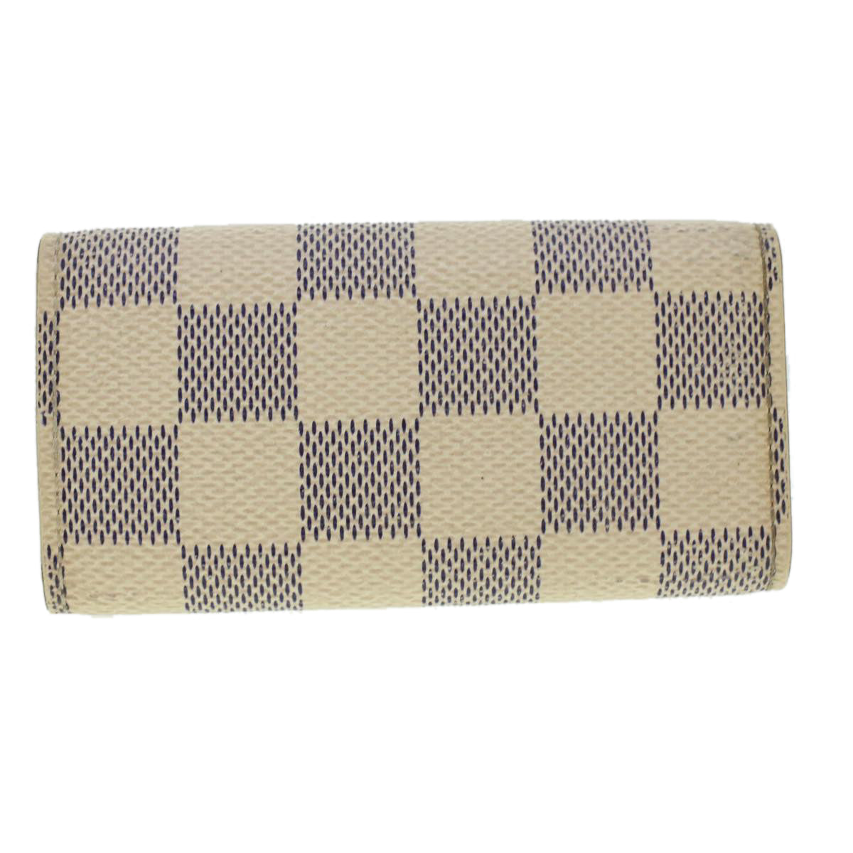 LOUIS VUITTON Damier Azur Multicles 4 Key Case N60020 LV Auth 41744