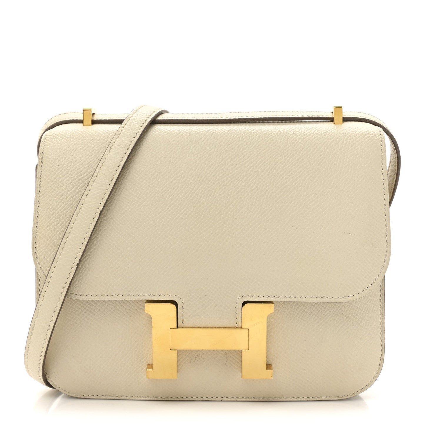 Hermes Epsom Constance 18 Craie