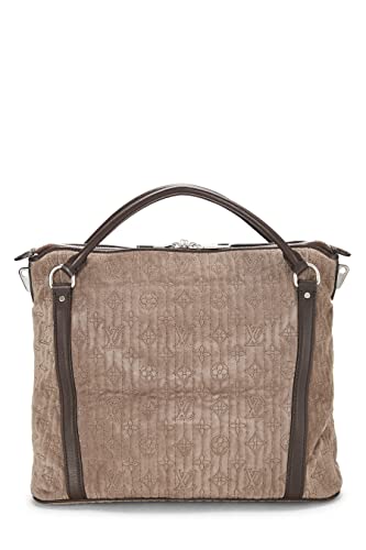 Louis Vuitton, Brown Monogram Suede Antheia Ixia PM, Grey