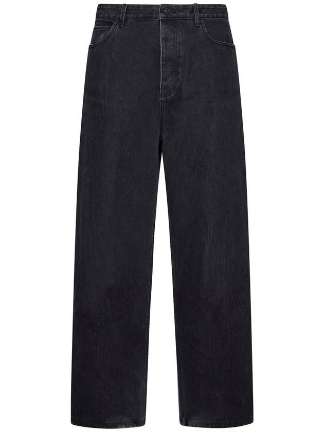 Luxury Balenciaga Trending 2026 Washed Skiwear Jeans Grey