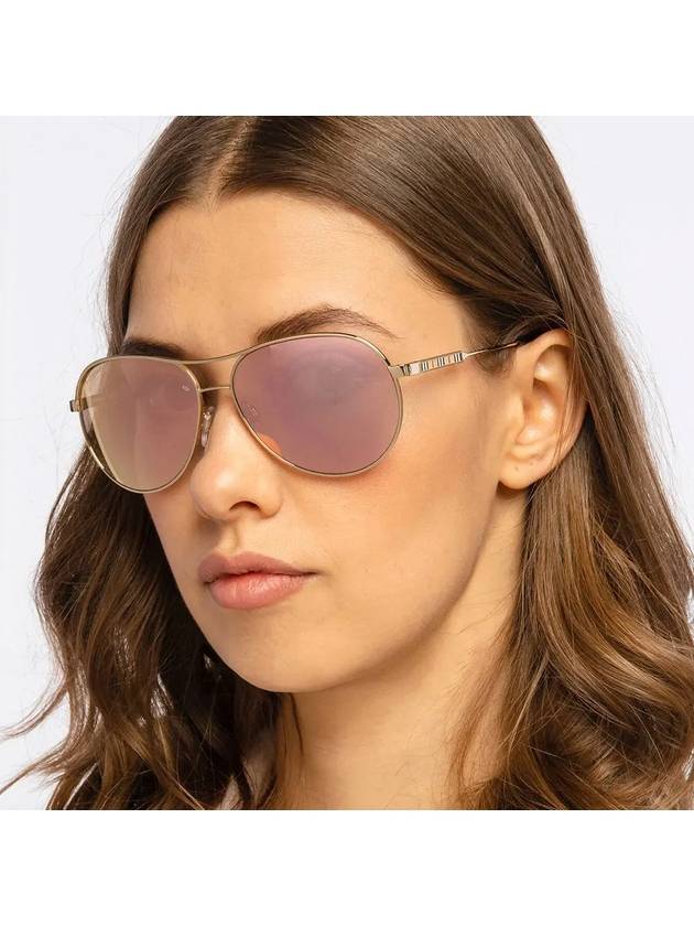 Luxury Burberry Eyewear Tara Boeing Sunglasses Light Gold