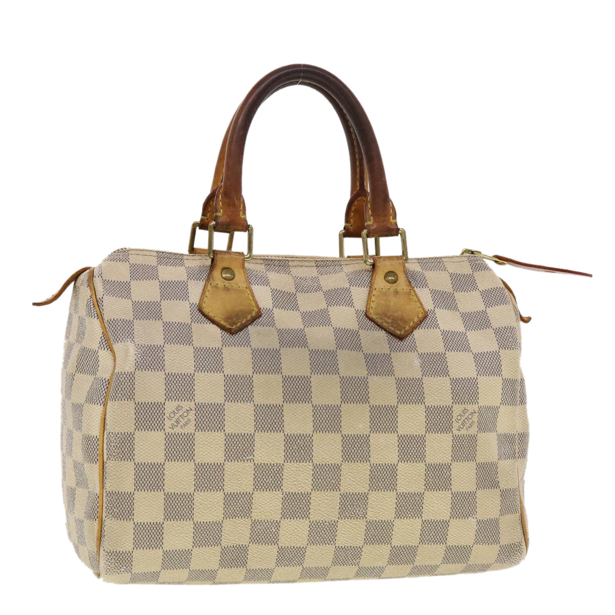 LOUIS VUITTON Damier Azur Speedy 25 Hand Bag N41534 LV Auth 42282
