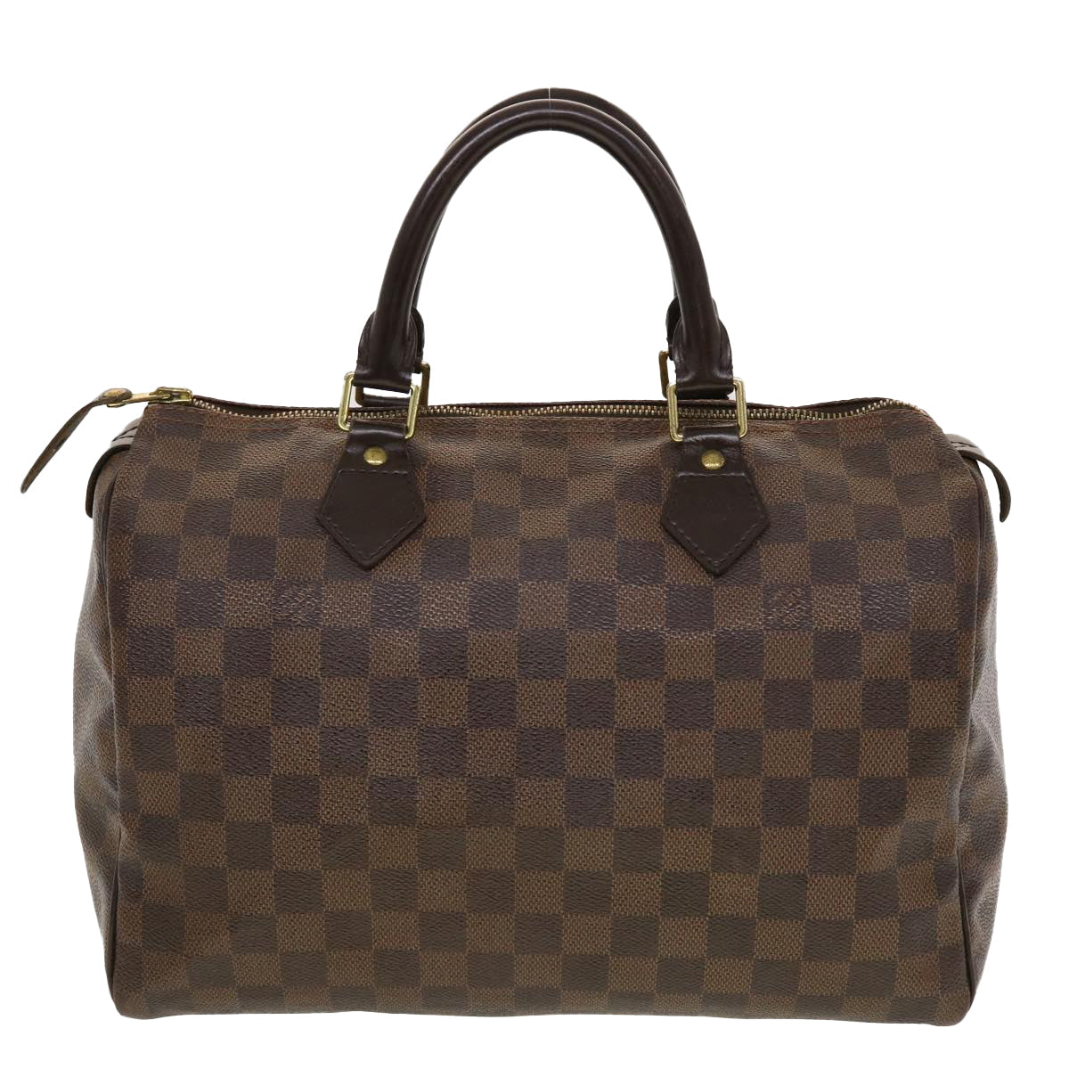LOUIS VUITTON Damier Ebene Speedy 30 Hand Bag N41364 LV Auth 42624