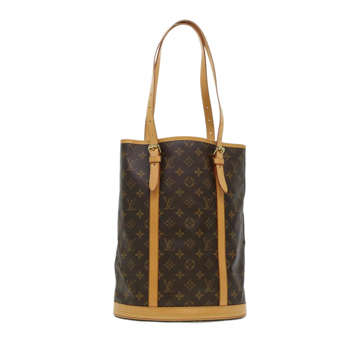 LOUIS VUITTON Monogram Bucket GM Shoulder Bag M42236 LV Auth 42647