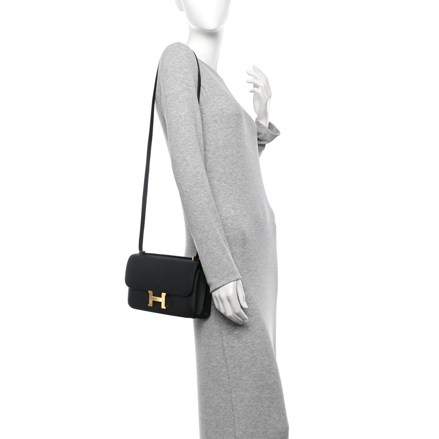 Hermes Epsom Constance Elan 25 Black