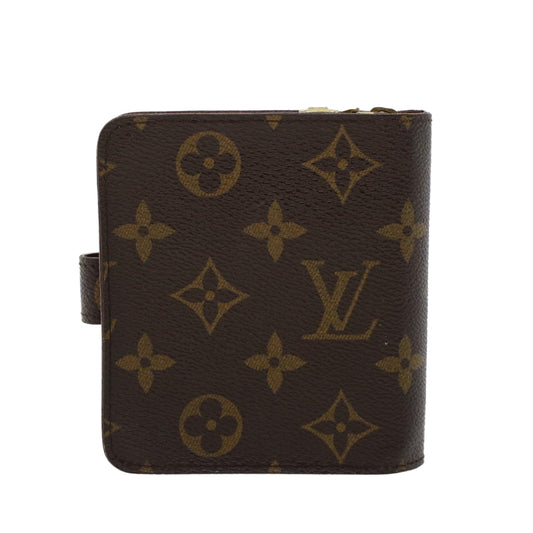 LOUIS VUITTON Monogram Compact Zip Wallet M61667 LV  42957
