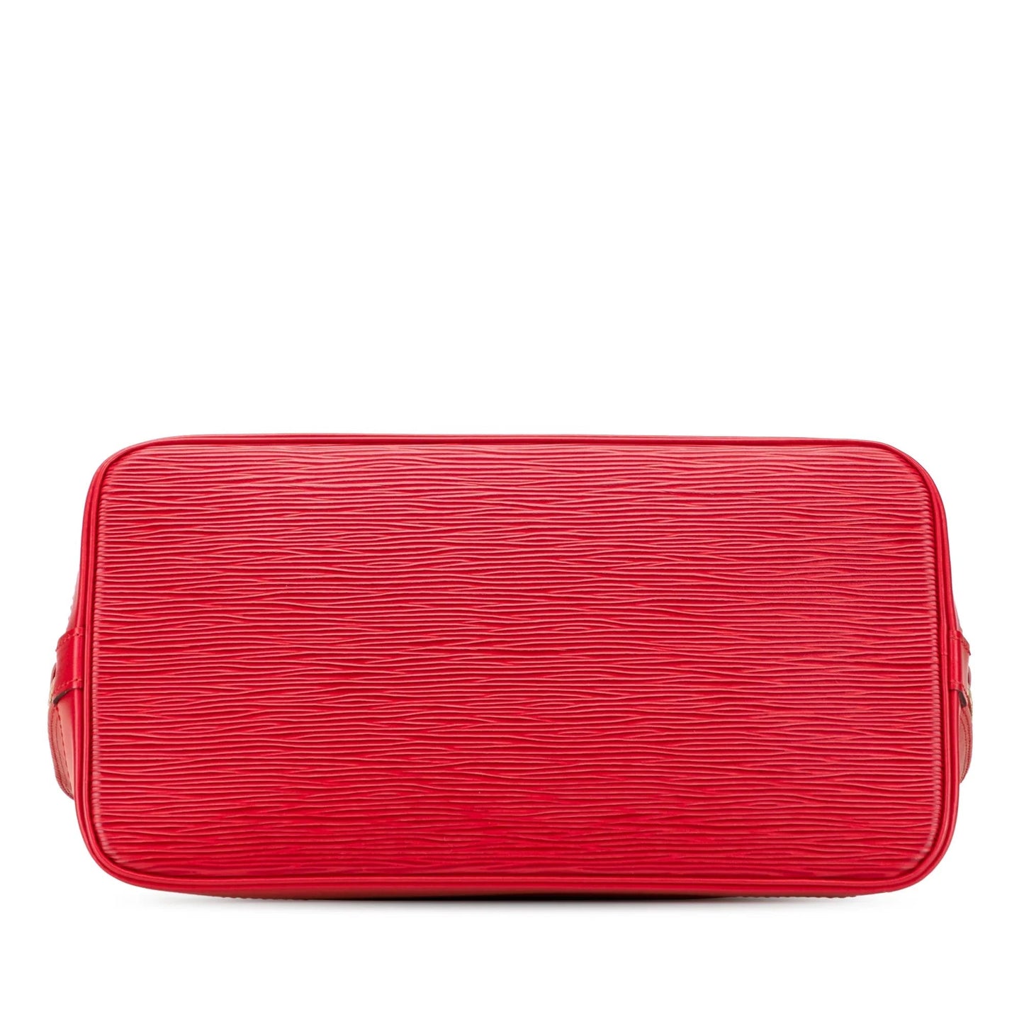 Red Louis Vuitton Epi Alma PM Handbag