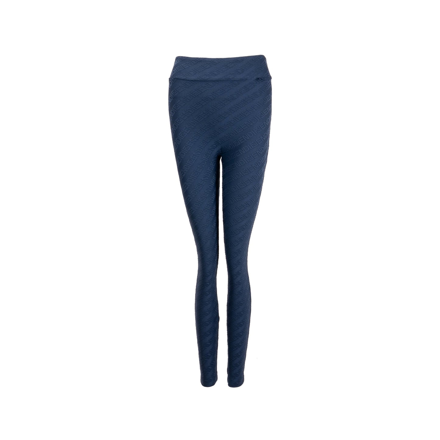 Fendi Size Fendi Logo Leggings Polyamide/Elastane Dark Blue