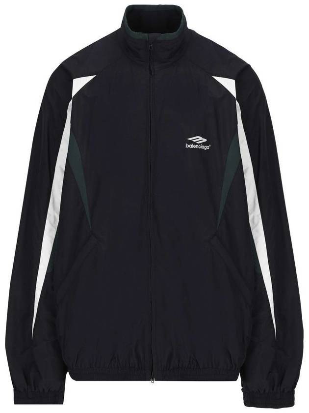 Luxury Balenciaga Trending 2026 3B Sports Icon Track Jacket Black