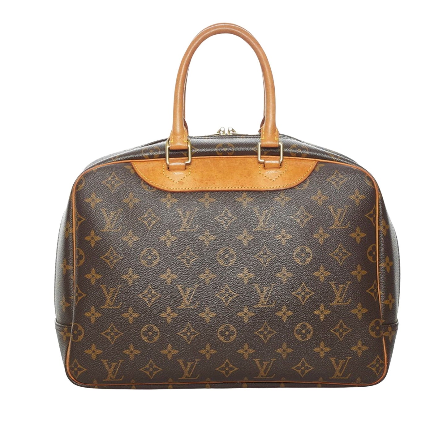 Louis Vuitton Brown Canvas Deauville handbag bag