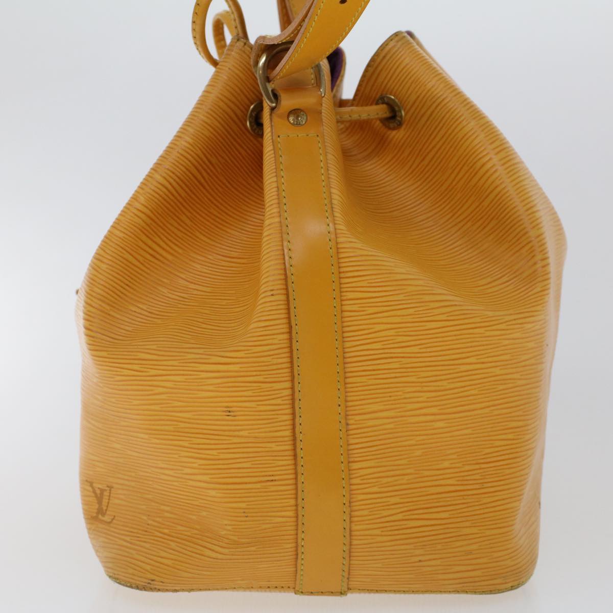 LOUIS VUITTON Epi Petit Noe Shoulder Bag Tassili Yellow M44109 LV 43407