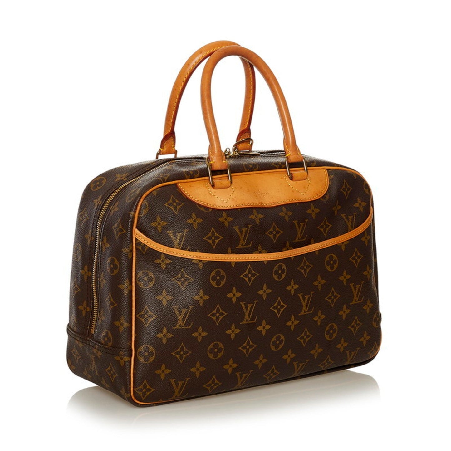 Louis Vuitton Brown Canvas Deauville handbag bag