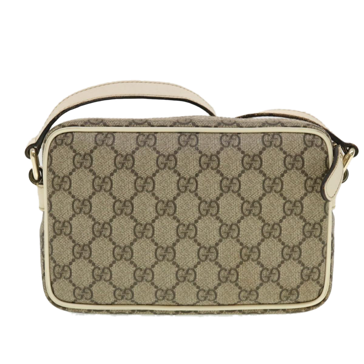Gucci Leather Canvas Shoulder Bag
