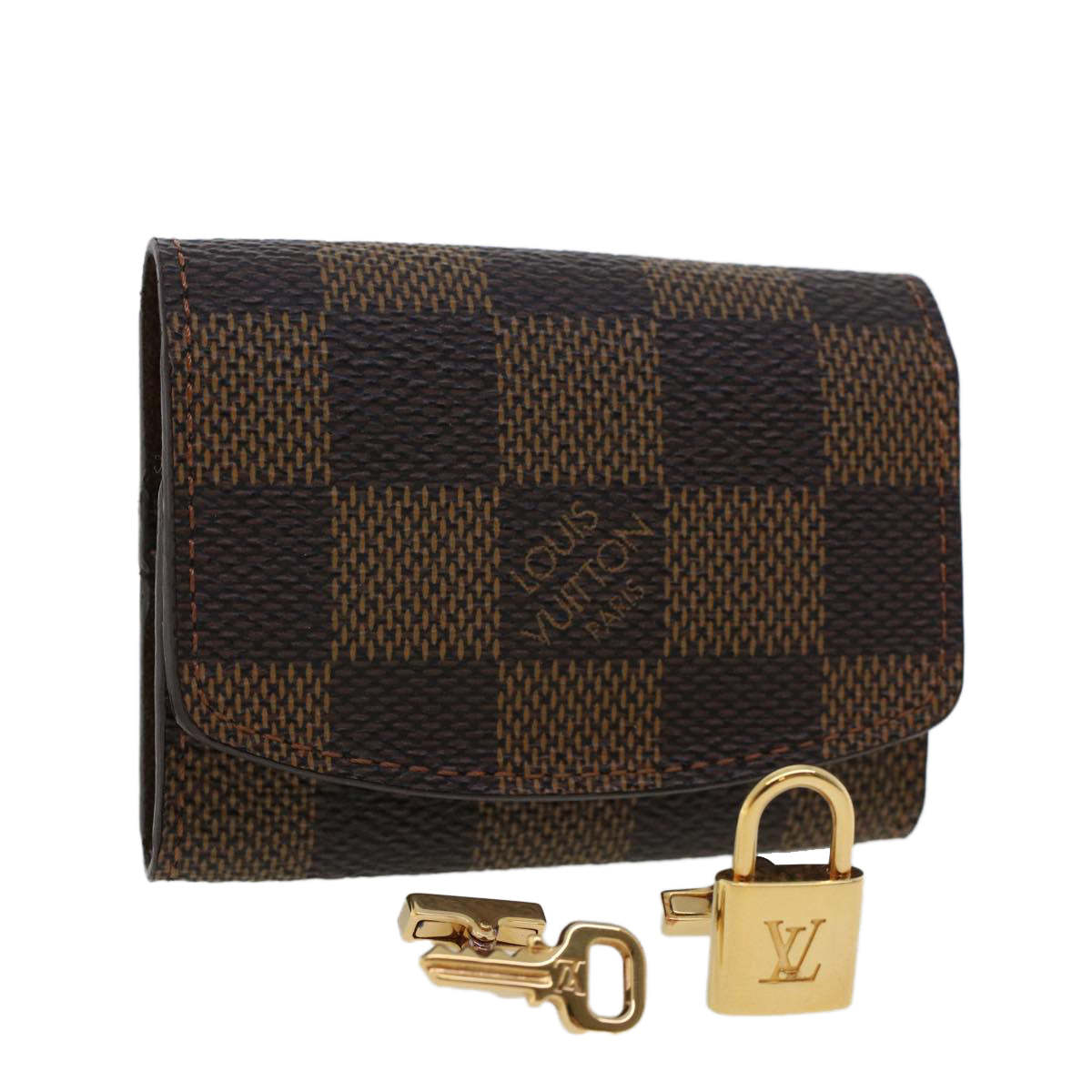 LOUIS VUITTON Damier Ebene Cuff Cadena & Kure M64601 LV  43798