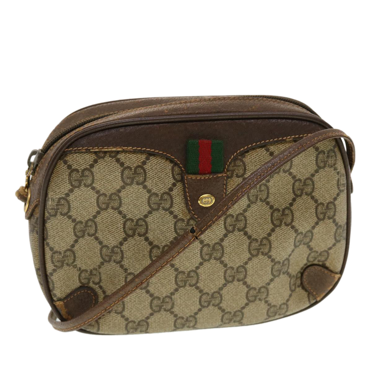 Gucci Canvas Shoulder Bag