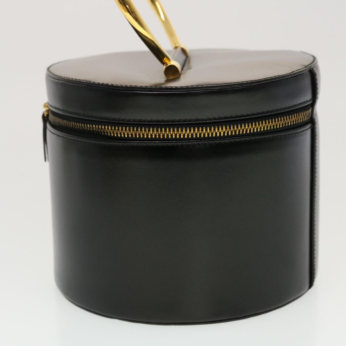 Luxury CELINE Vany Cosmetic Pouch Leather Black  43930