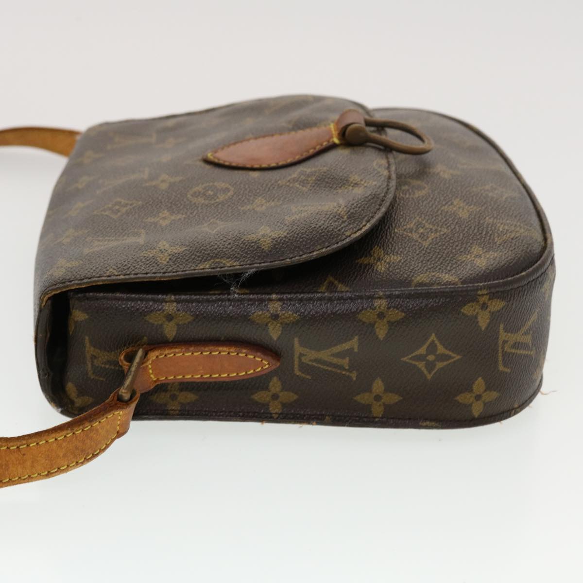 LOUIS VUITTON Monogram Saint Cloud GM Shoulder Bag M51242 LV Auth 43955
