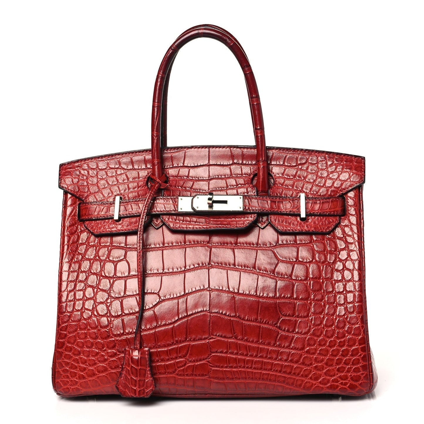 Hermes Matte Alligator Birkin 30 Rouge H