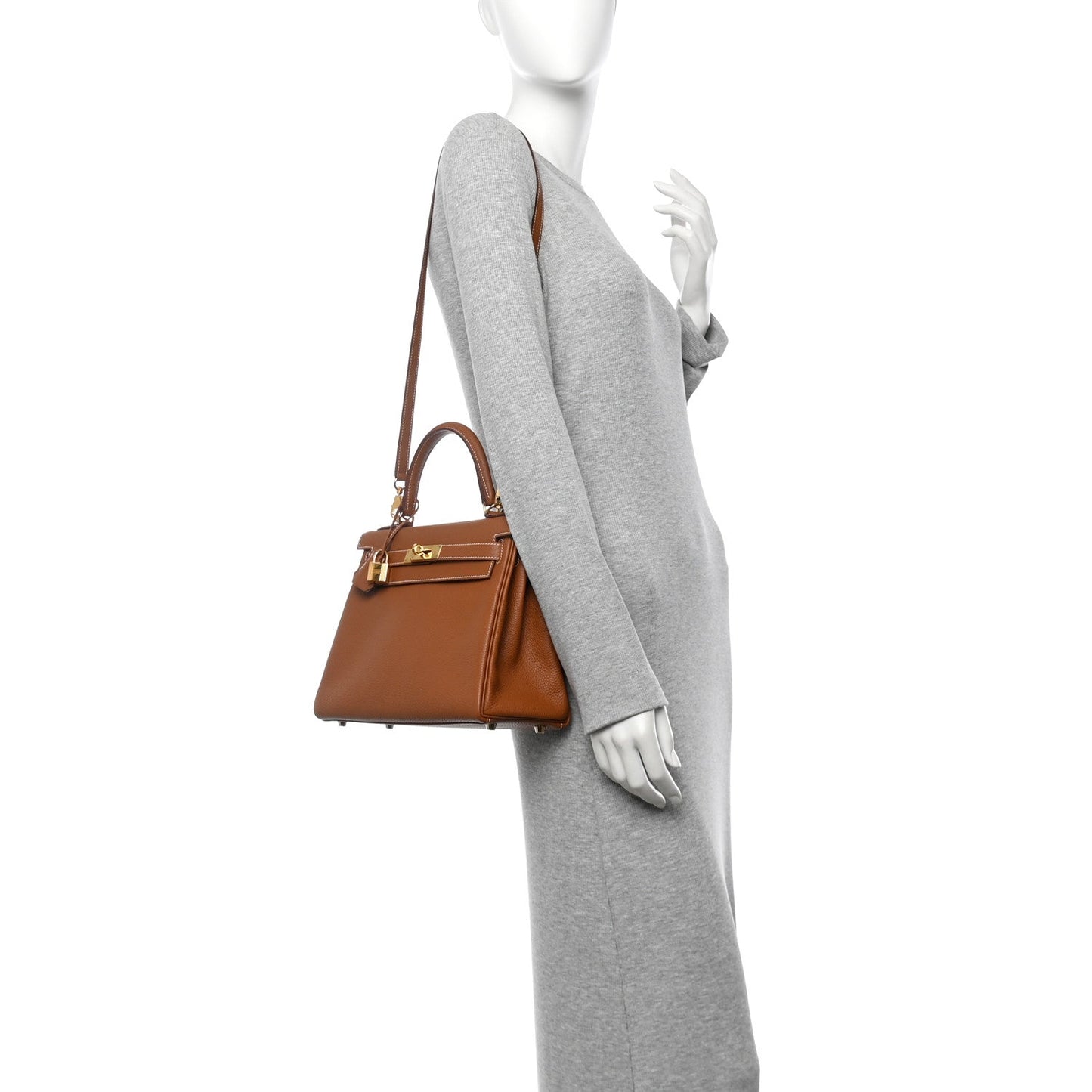 Hermes Togo Kelly Retourne 28 Gold