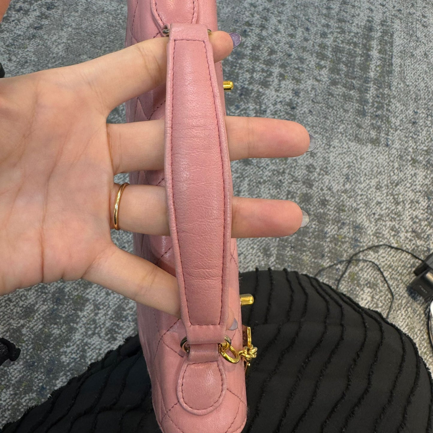 Chanel Pink CC Double Turn Lock Bag