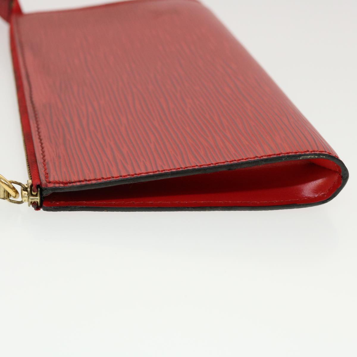 LOUIS VUITTON Epi Pochette Accessoires Pouch Red M52947 LV Auth 44170