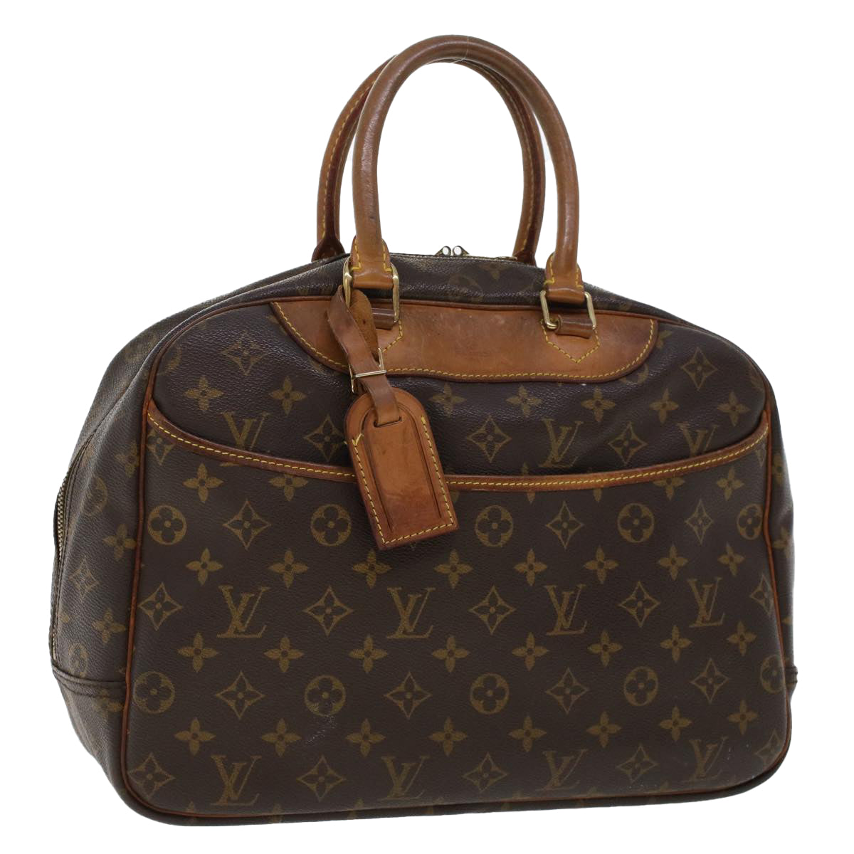 LOUIS VUITTON Monogram Deauville Hand Bag M47270 LV Auth 44366