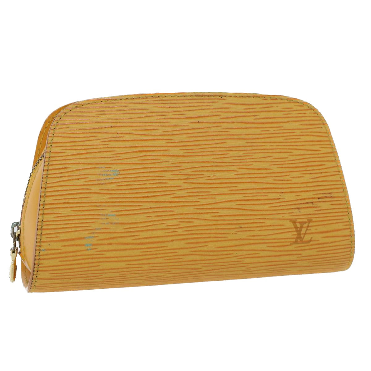 LOUIS VUITTON Epi Dauphine PM Pouch Yellow M48449 LV  44415