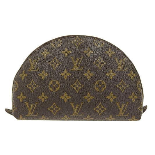 Louis Vuitton Brown Canvas Trousse de Toilette clutch bag