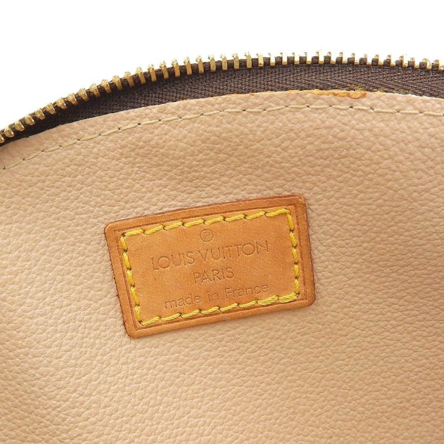 Louis Vuitton Brown Canvas Trousse de Toilette clutch bag