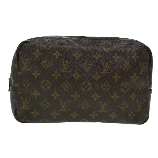 LOUIS VUITTON Monogram Trousse Toilette 28 Clutch Bag M47522 LV Auth 44637