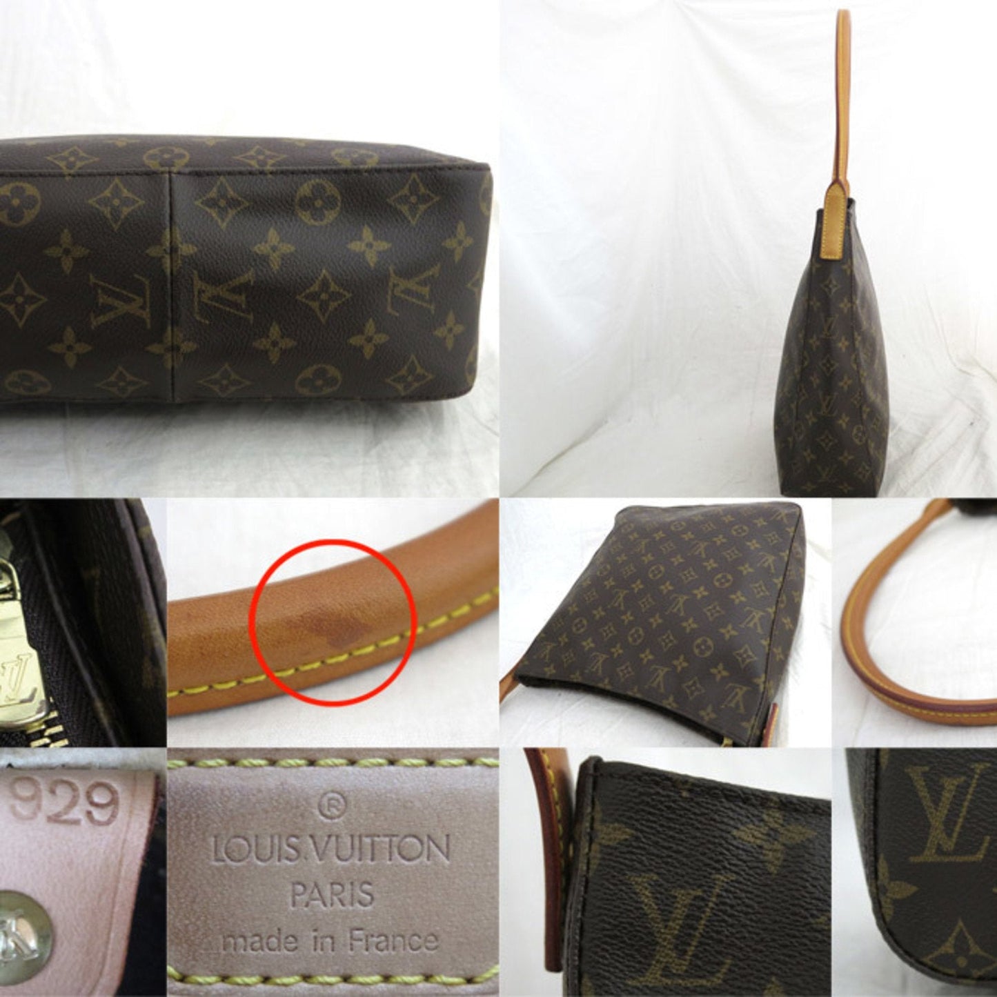 Louis Vuitton Brown Canvas Looping GM shoulder bag