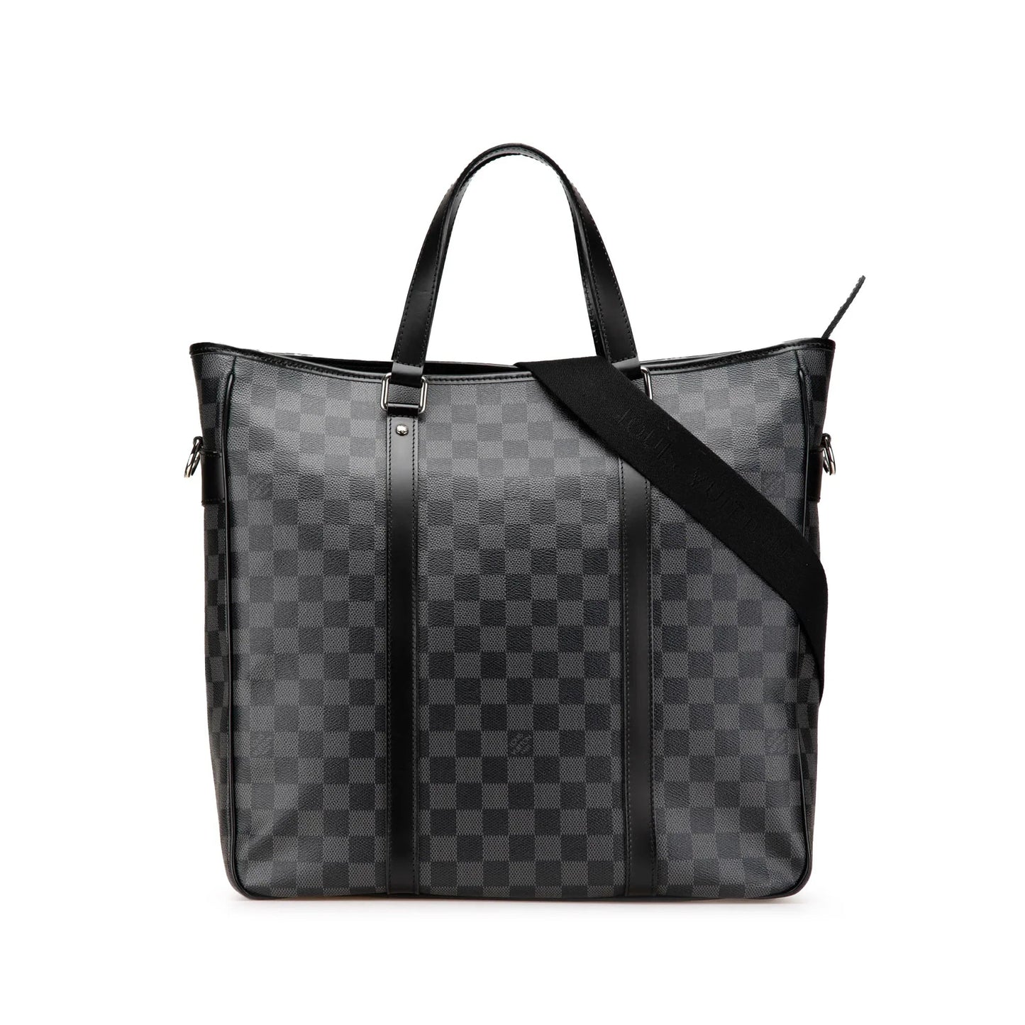 Black Louis Vuitton Damier Graphite Tadao PM Satchel