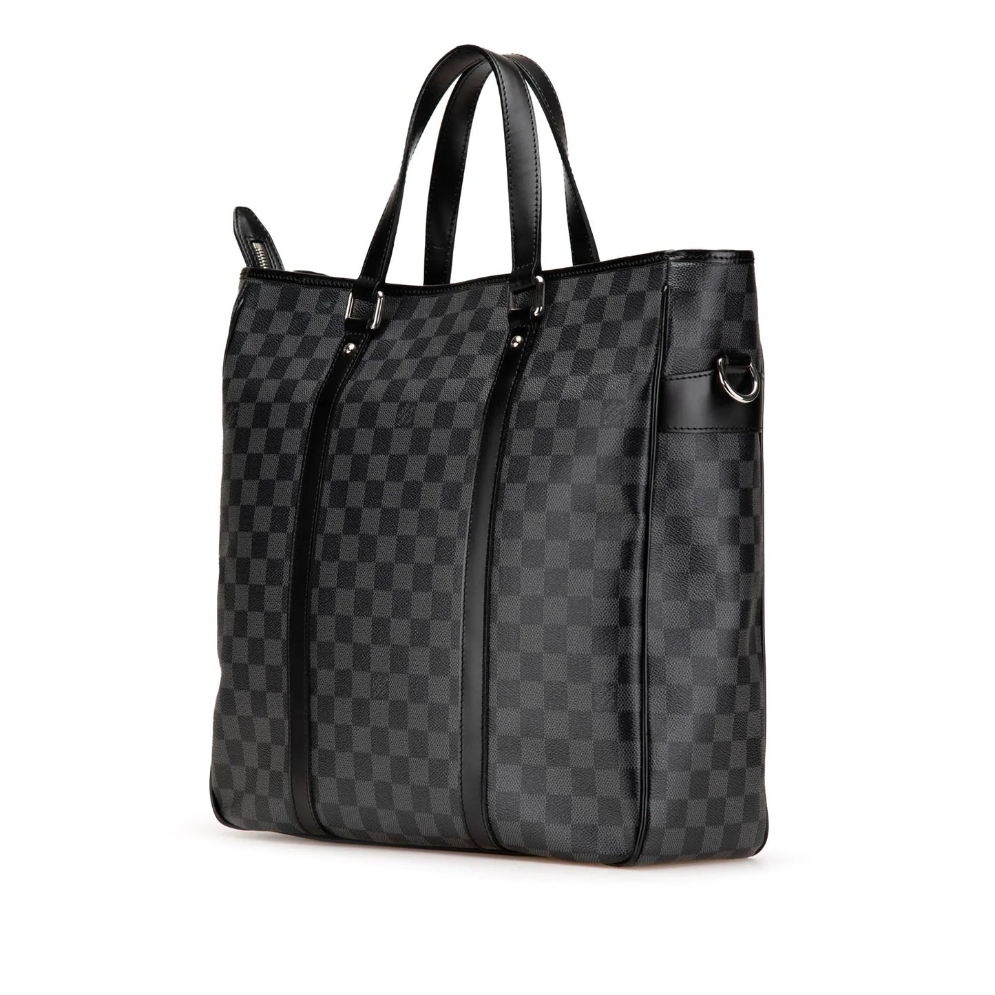 Black Louis Vuitton Damier Graphite Tadao PM Satchel