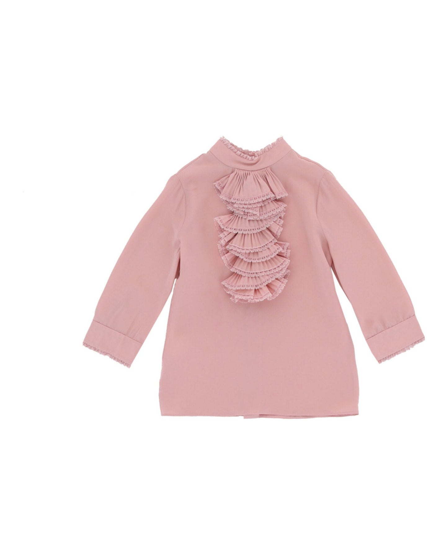 Gucci Girls Ruffled Collard Blo