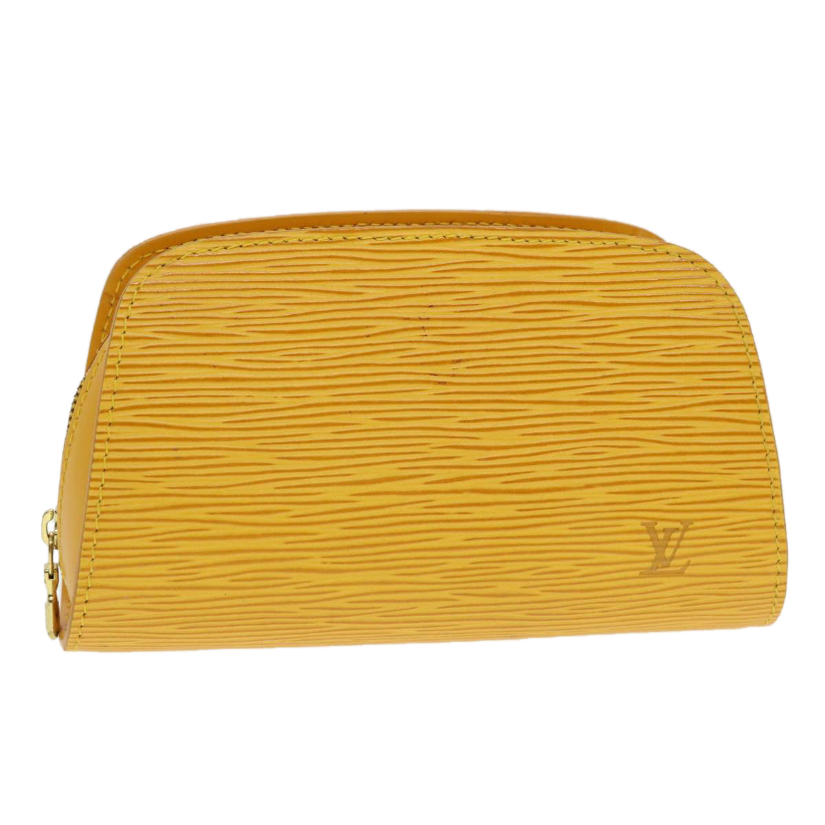 LOUIS VUITTON Epi Dauphine PM Pouch Yellow M48449 LV  44949