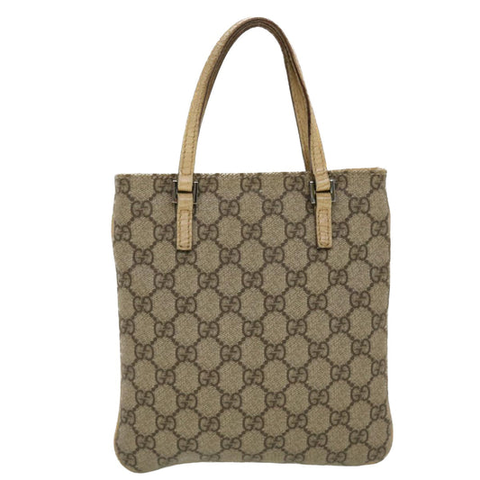 Gucci Leather Canvas Handbag