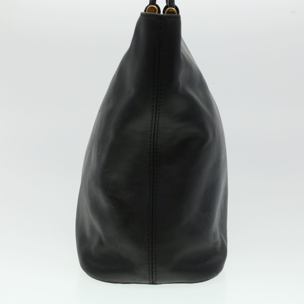 Luxury CELINE Tote Bag Leather 2way Black  44998