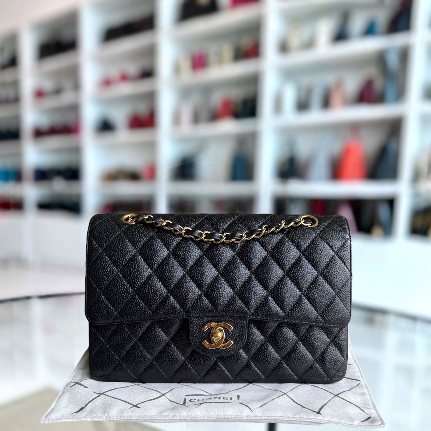 Chanel Classic Flap Medium Shoulder Bag - EworeBags