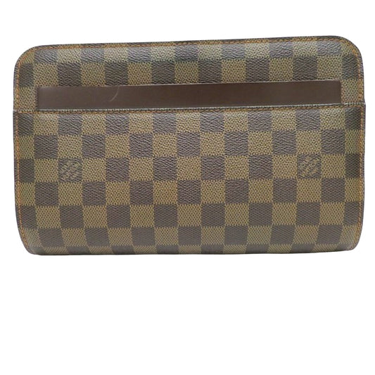 Louis Vuitton Brown Canvas Saint Louis clutch bag