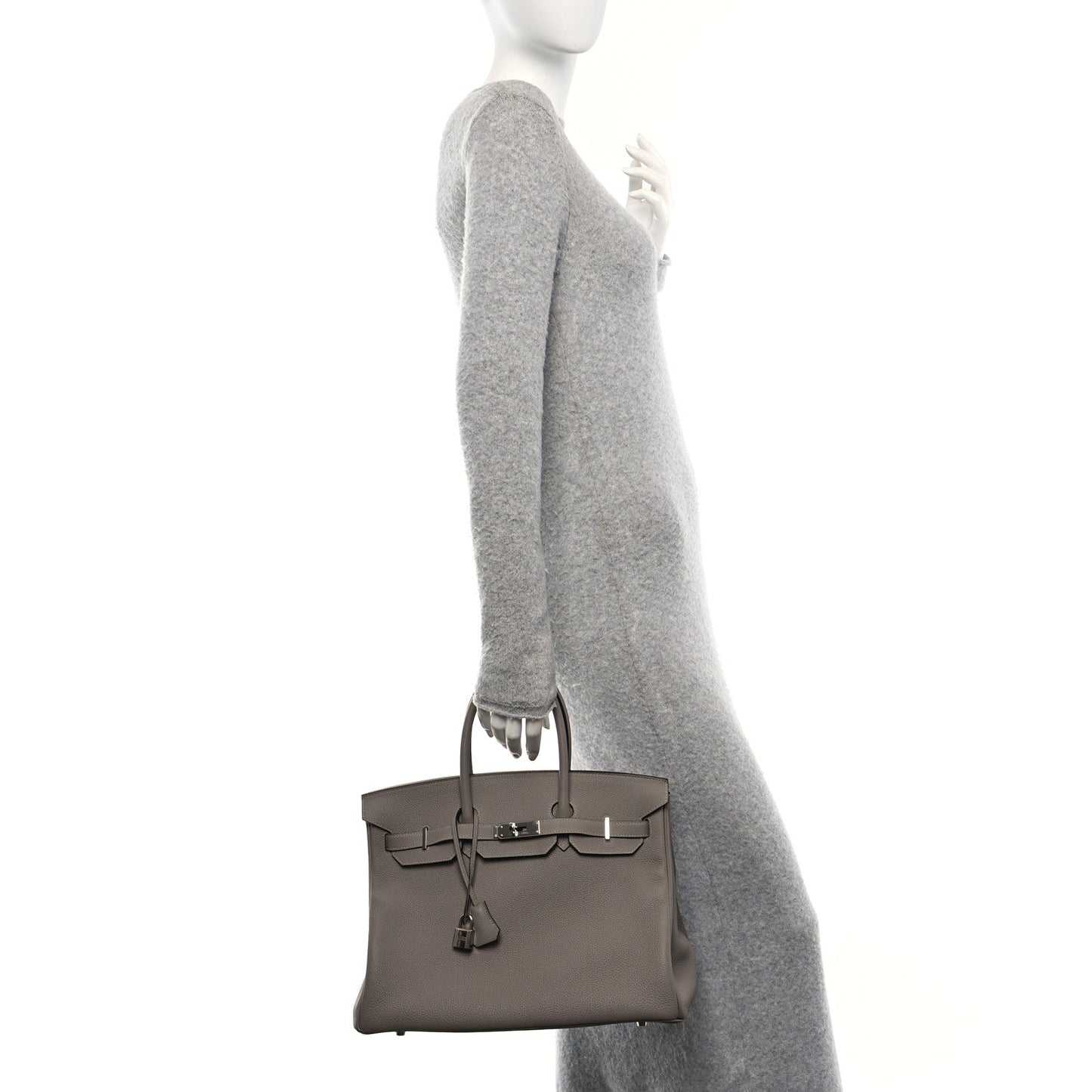 Hermes Togo Birkin 35 Gris Asphalte