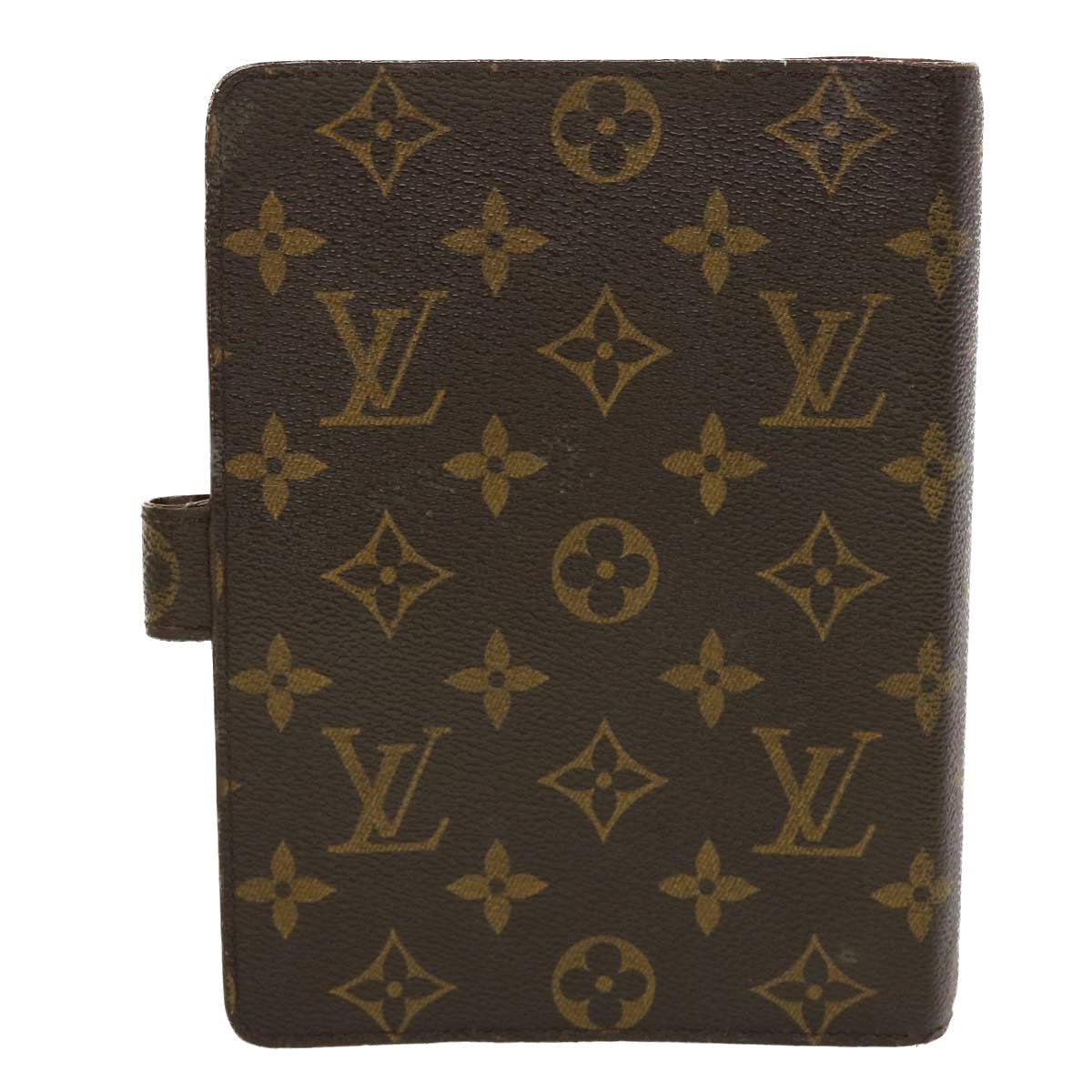 LOUIS VUITTON Monogram Agenda MM Day Planner Cover R20105 LV Auth 45173