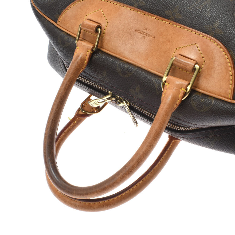 Louis Vuitton Brown Canvas Deauville handbag bag